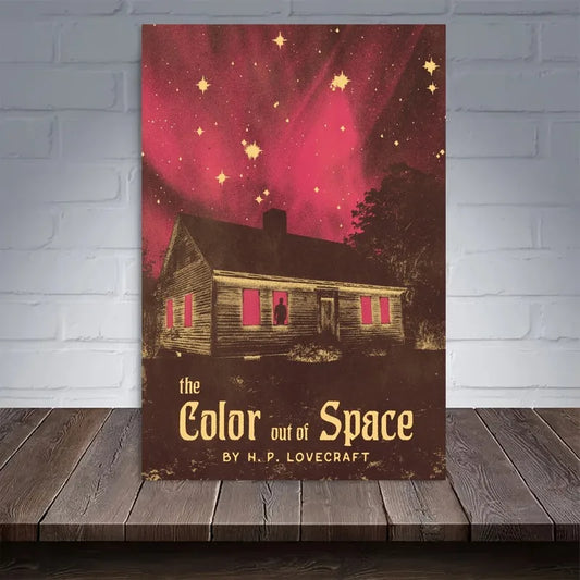 H.P. Lovecraft "Color Out of Space" Canvas Art Print | Wall Decor Canvas Art Print Peaceful Pleasures Health and Wellness