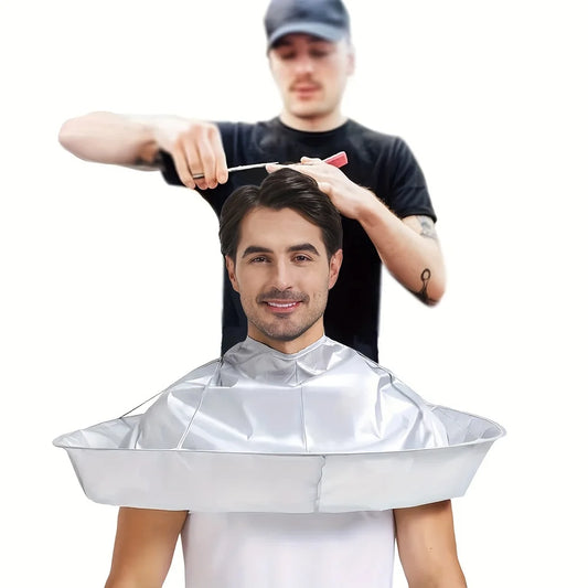 DIY Hair Cutting Cape – Salon Hairdressing Cloak & Shaving Apron Hairdressing Cape Peaceful Pleasures Health and Wellness 1PC