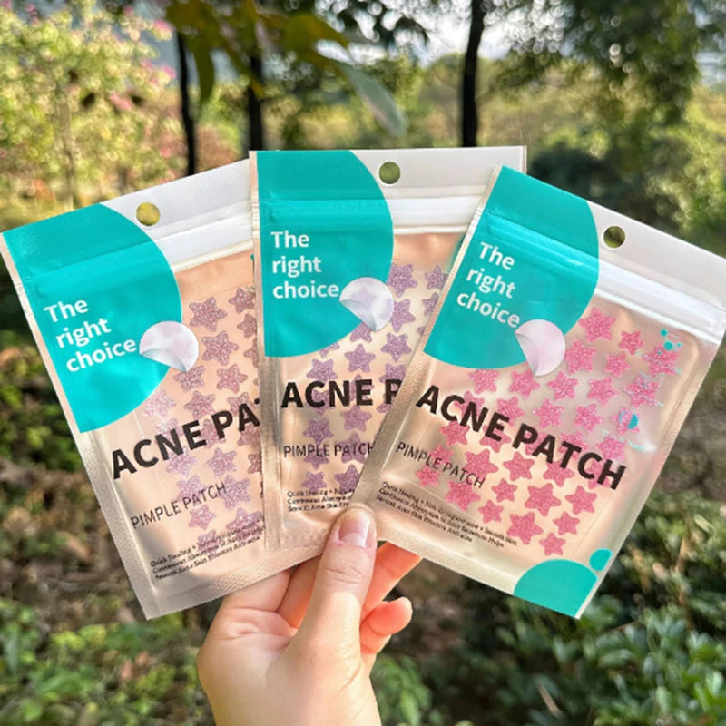 40-Pack Hydrocolloid Acne Patches – Invisible Overnight Blemish Dots