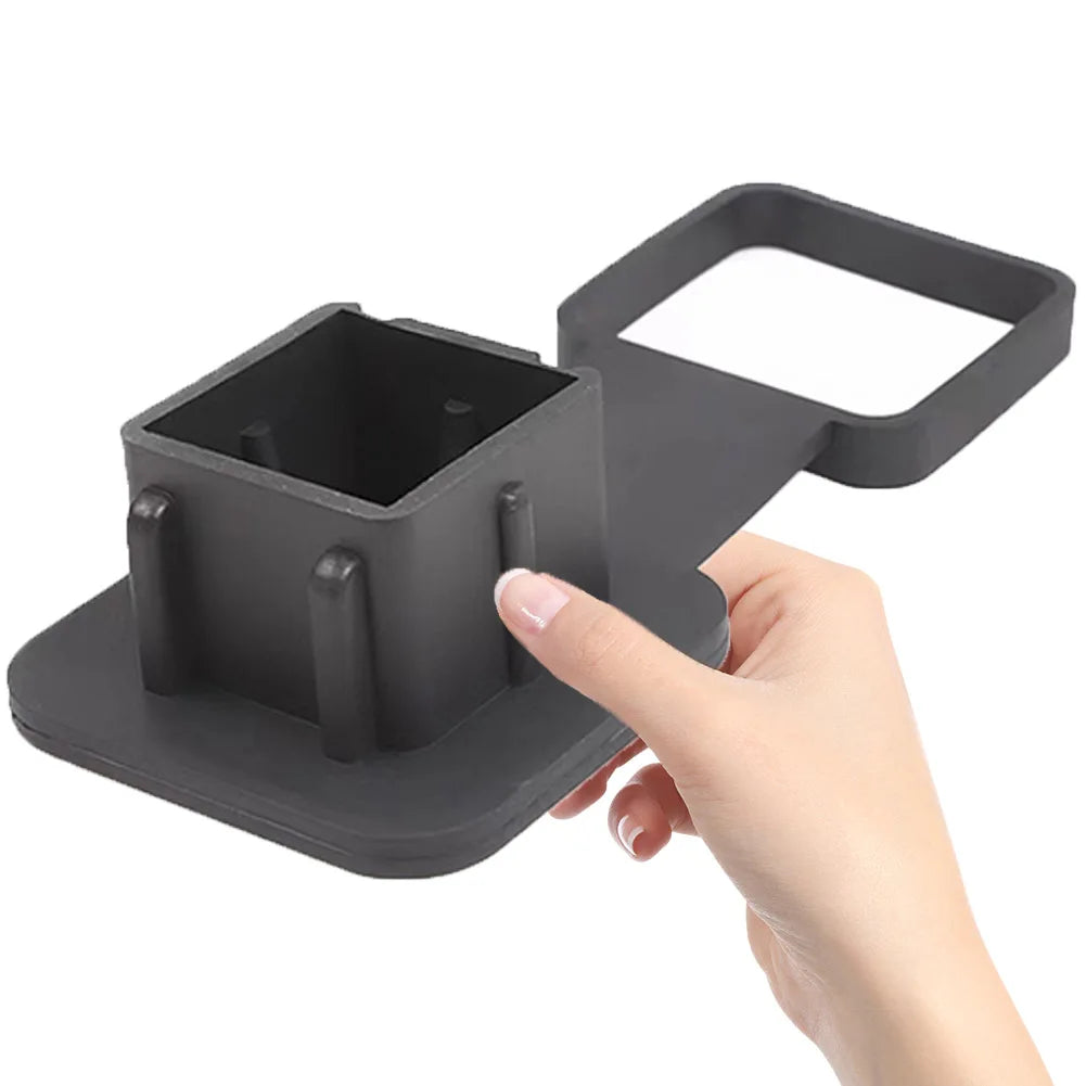 Trailer Hitch Receiver Cover Plug Waterproof Tube Cap Protector Trailer Hitch Cover 2 Inch Receiver Auto Square Plug Peaceful Pleasures Health and Wellness