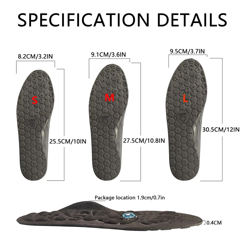 Acupressure Magnetic Insoles – Foot Massage & Reflexology Acupressure Shoe Insoles Peaceful Pleasures Health and Wellness