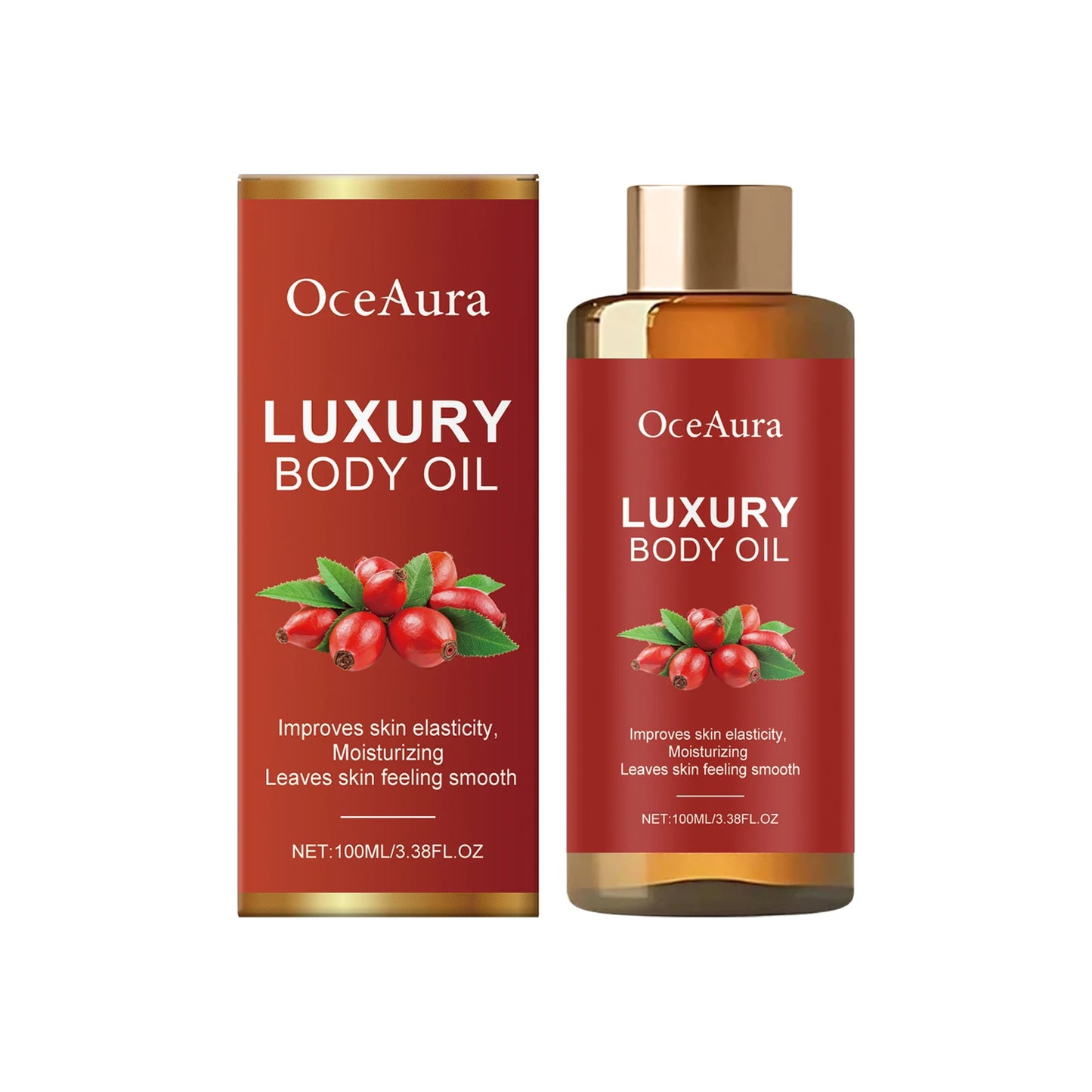 OceAura Calendula Firming Body Oil | Antioxidant Skin Serum 100ml