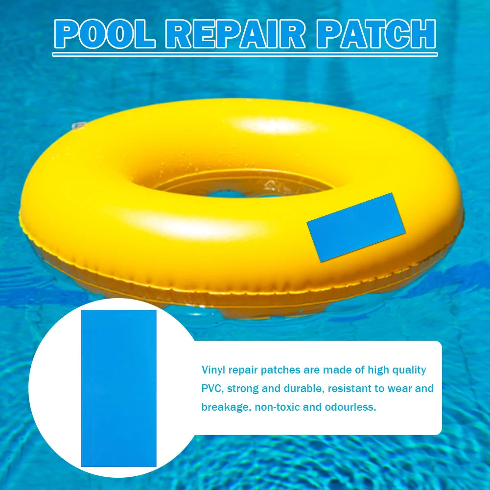 PVC Pool Repair Patch Kit – Self-Adhesive for Inflatables Peaceful Pleasures Health and Wellness