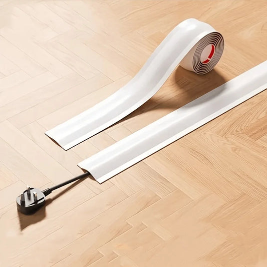 PVC Cord Covers Wires Floor Soft Cable Cover Hider Management Peaceful Pleasures Health and Wellness