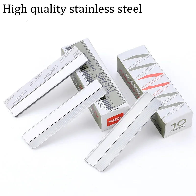 Eyebrow Trimmer Razor Set – 20 Pcs Stainless Steel Face Shaver
