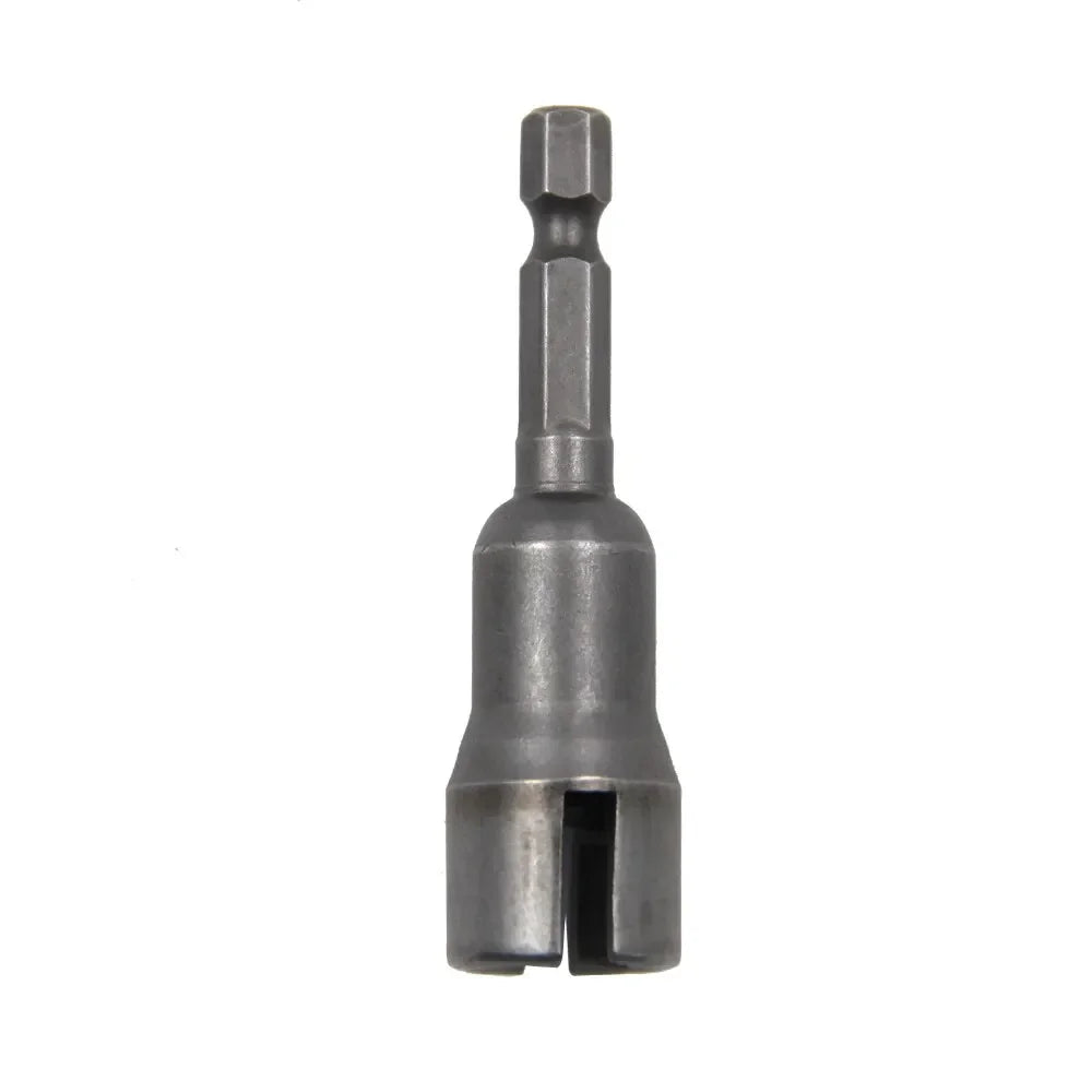 Natural Slotted Butterfly Hole Socket Wrench 65mm Hexagonal Handle Electric Screwdriver Wing Nut Socket Tool Hex Socket Set Peaceful Pleasures Health and Wellness 1pc Slotted sleeve