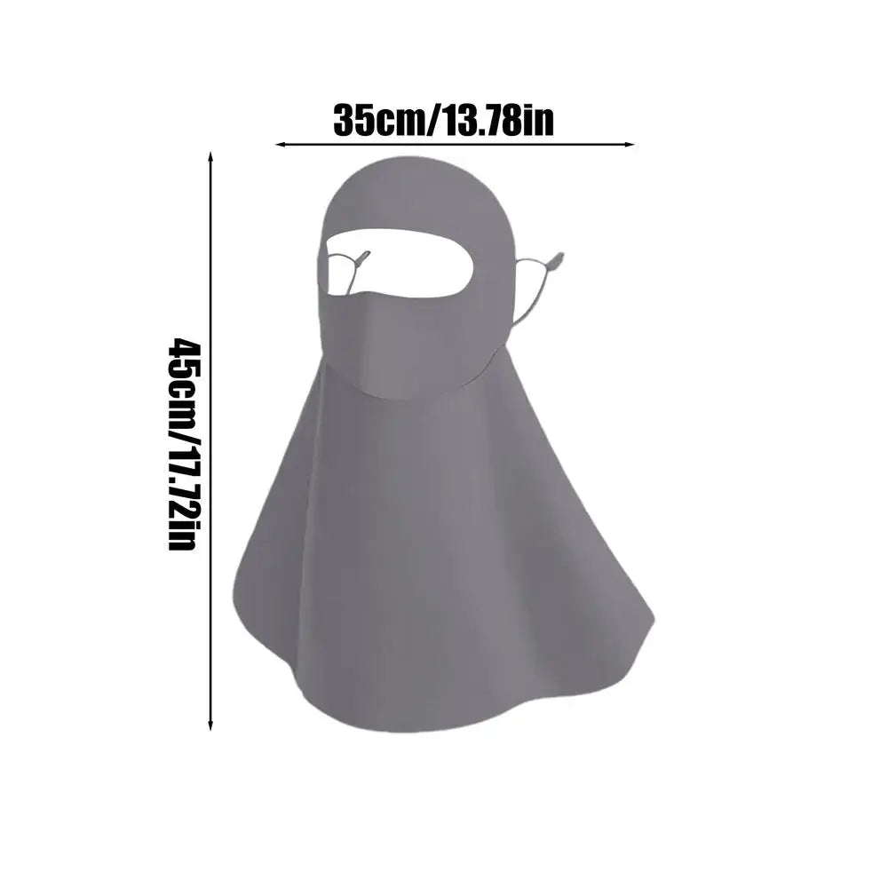 UV Protection Full Face Mask – Breathable Outdoor Sun Cover