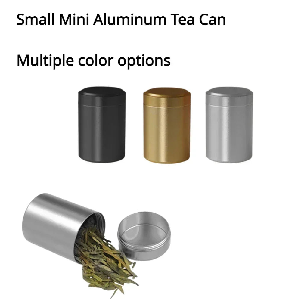Airtight Smell Proof Aluminum Stash Jar Cute Herb Storage Container Aluminum Stash Box Pill Box 1PC Peaceful Pleasures Health and Wellness