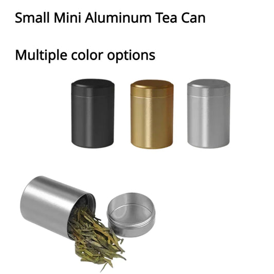 Airtight Smell Proof Aluminum Stash Jar Cute Herb Storage Container Aluminum Stash Box Pill Box 1PC Peaceful Pleasures Health and Wellness
