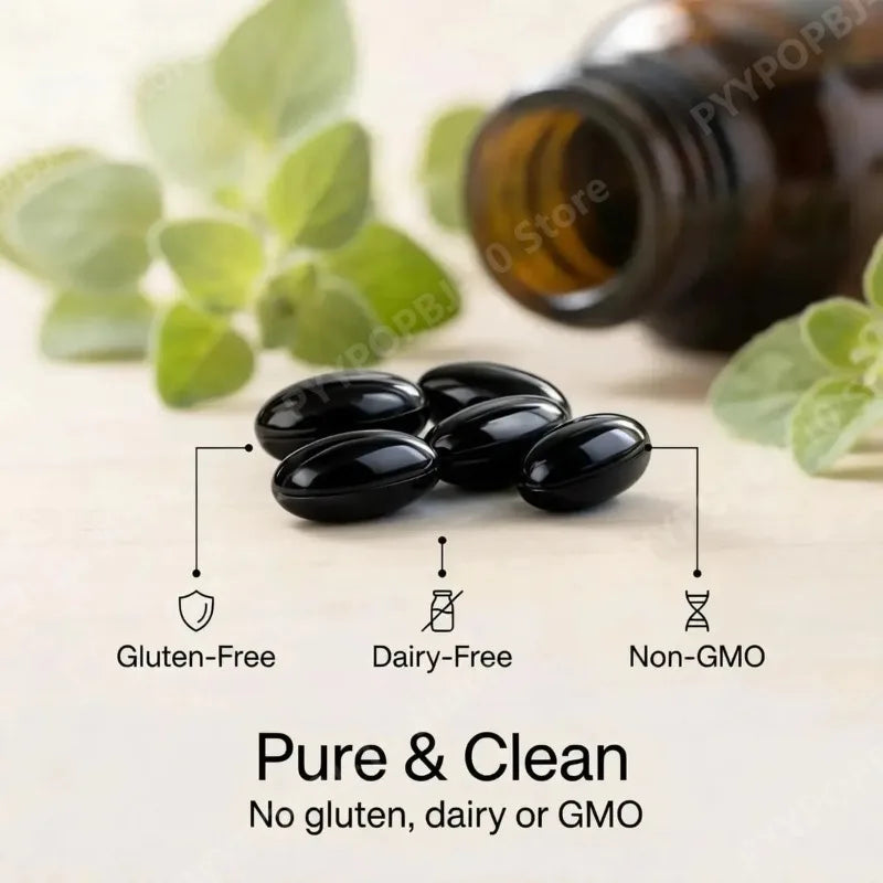 Black Seed Oil 800mg Capsules | 100% Ethiopian Pure | 60 Softgels