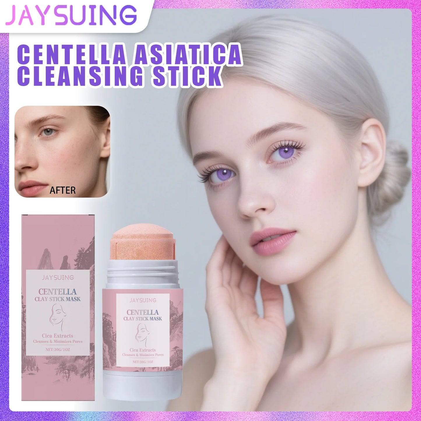 Centella Asiatica Clay Cleansing Stick | Pore Minimizing Mask