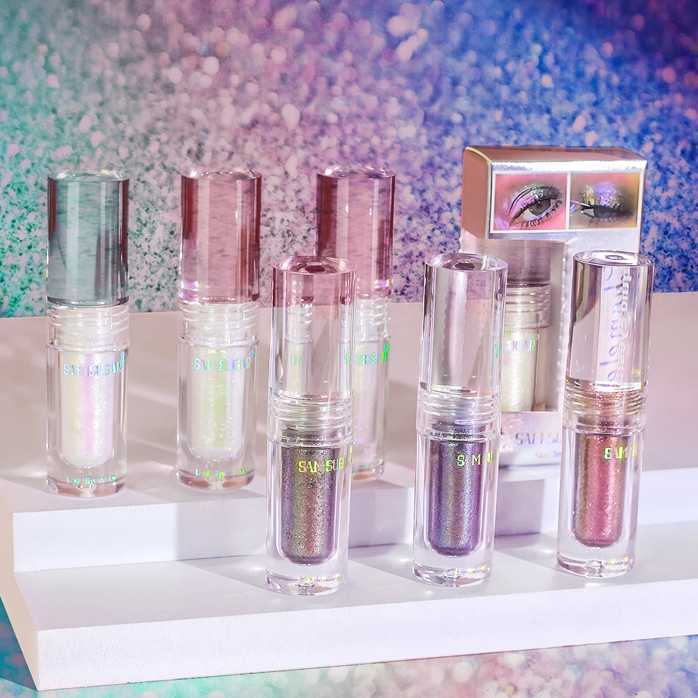 Chameleon Pearlescent Liquid Eyeshadow Illusion Highlight Highlight Fine Shimmer Festival Stage Makeup Peaceful Pleasures Health and Wellness