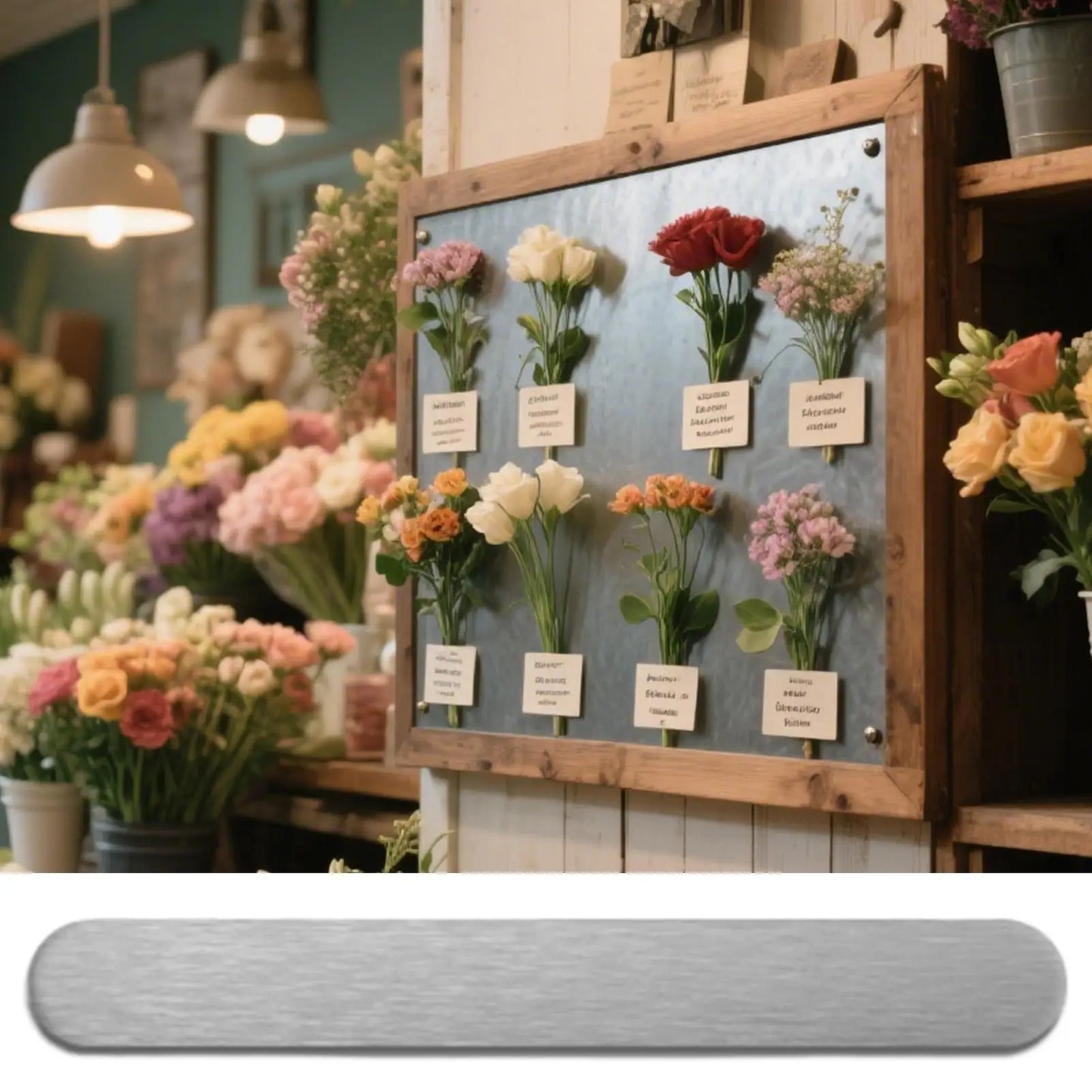 10-Pack Self-Adhesive Metal Strips for Magnets | Ultra-Thin Steel