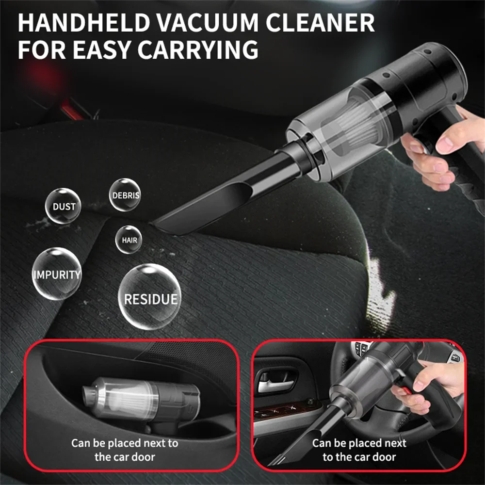 5-in-1 Cordless Handheld Vacuum – Car, Home & Pet Hair