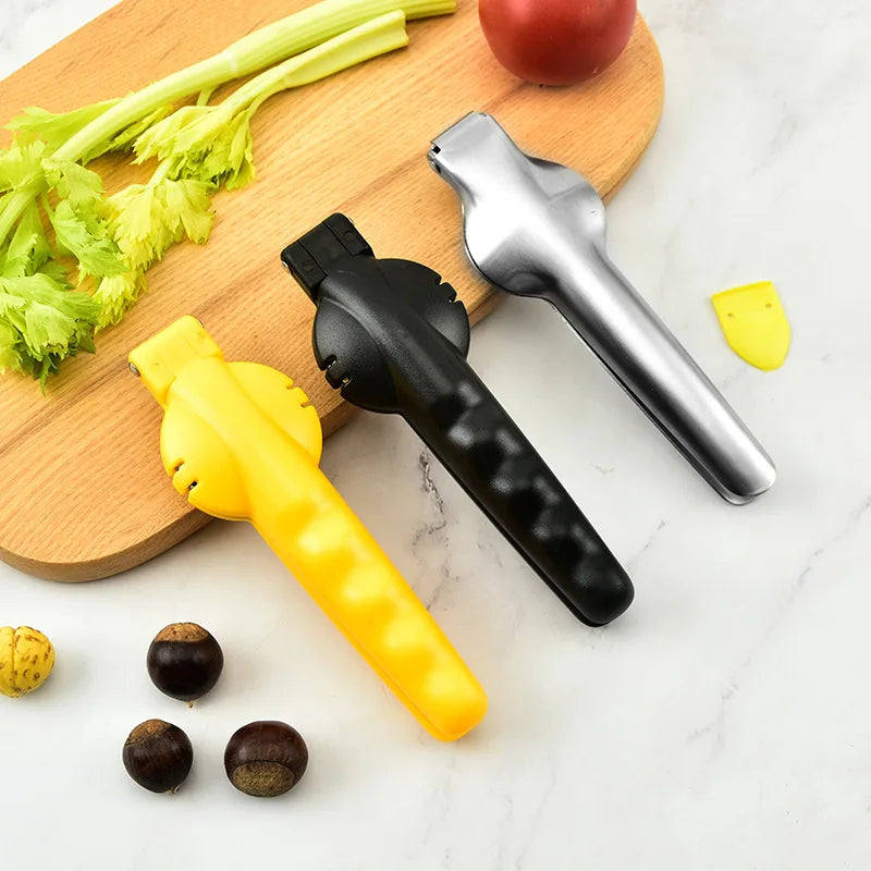 2 in 1 Chestnut Machine Chestnut Sheath Cutter Opener Clamp Cut for Nuts Cracker Stainless Steel Kitchen Accessories Gadgets Peaceful Pleasures Health and Wellness