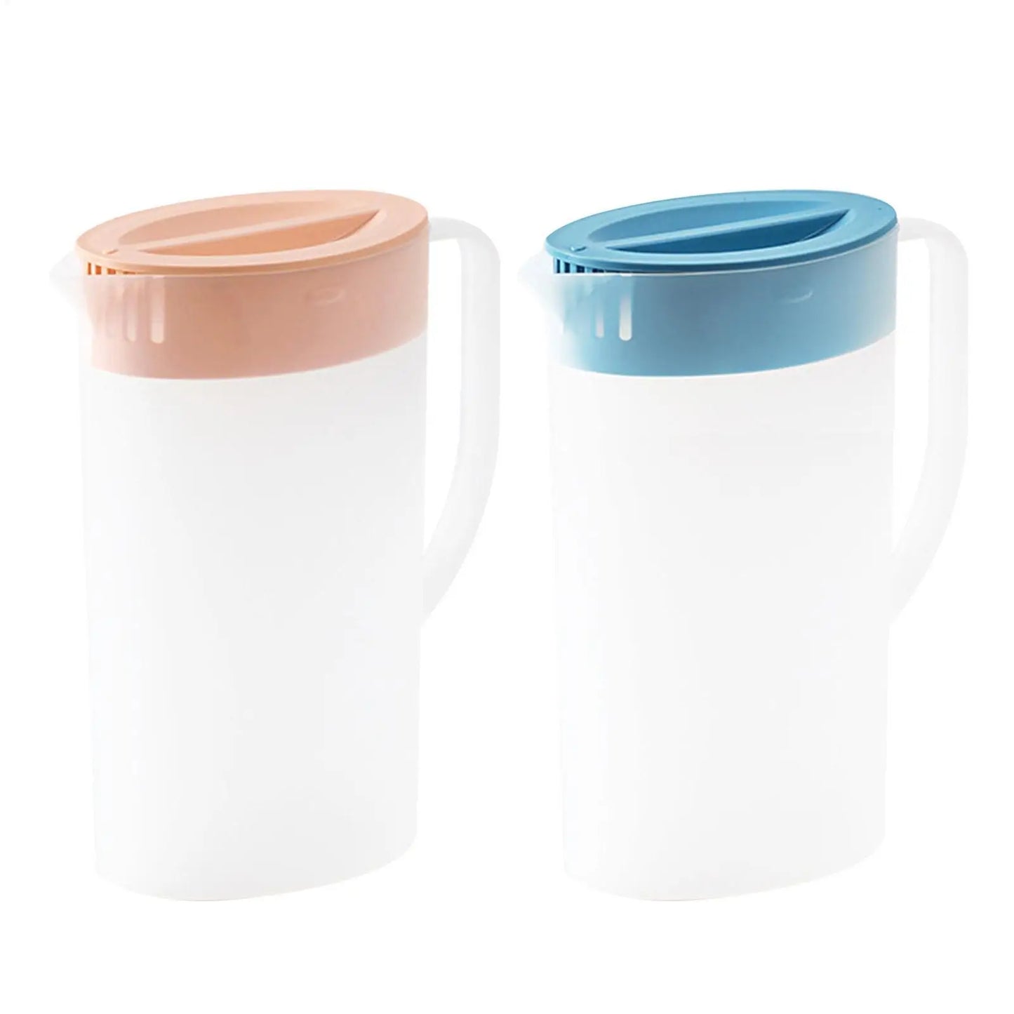 Large Water Pitcher with Lid & Handle – 1.5L & 2L Juice Jug