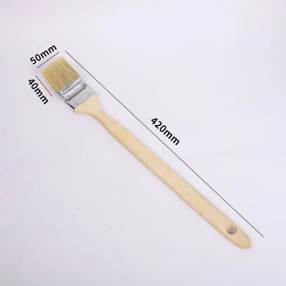 Long Handle Elbow Paint Brush – Solid Wood & Mixed Bristle