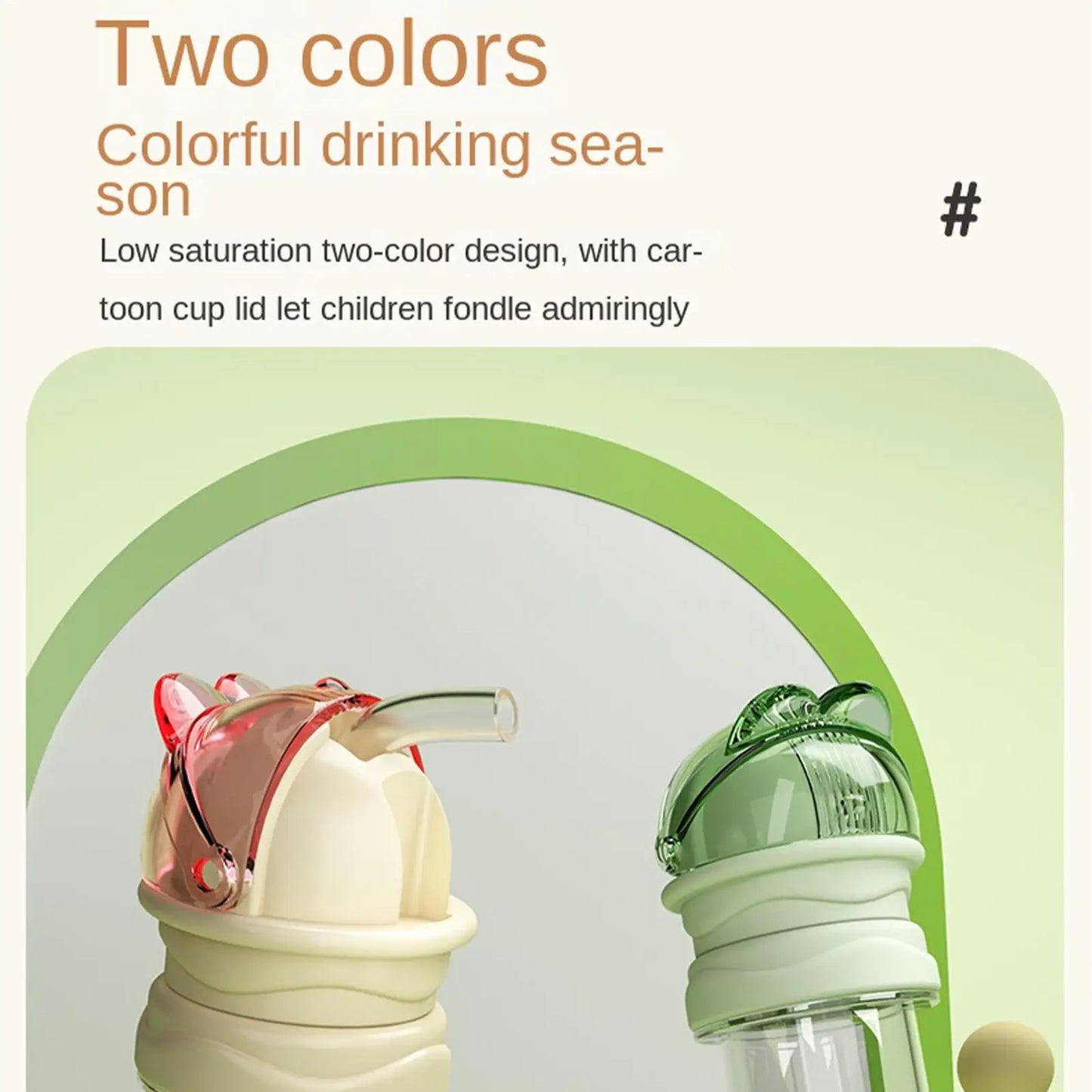 Kids Reusable Straw Spout Bottle Topper – Leak-Proof Sippy Cap