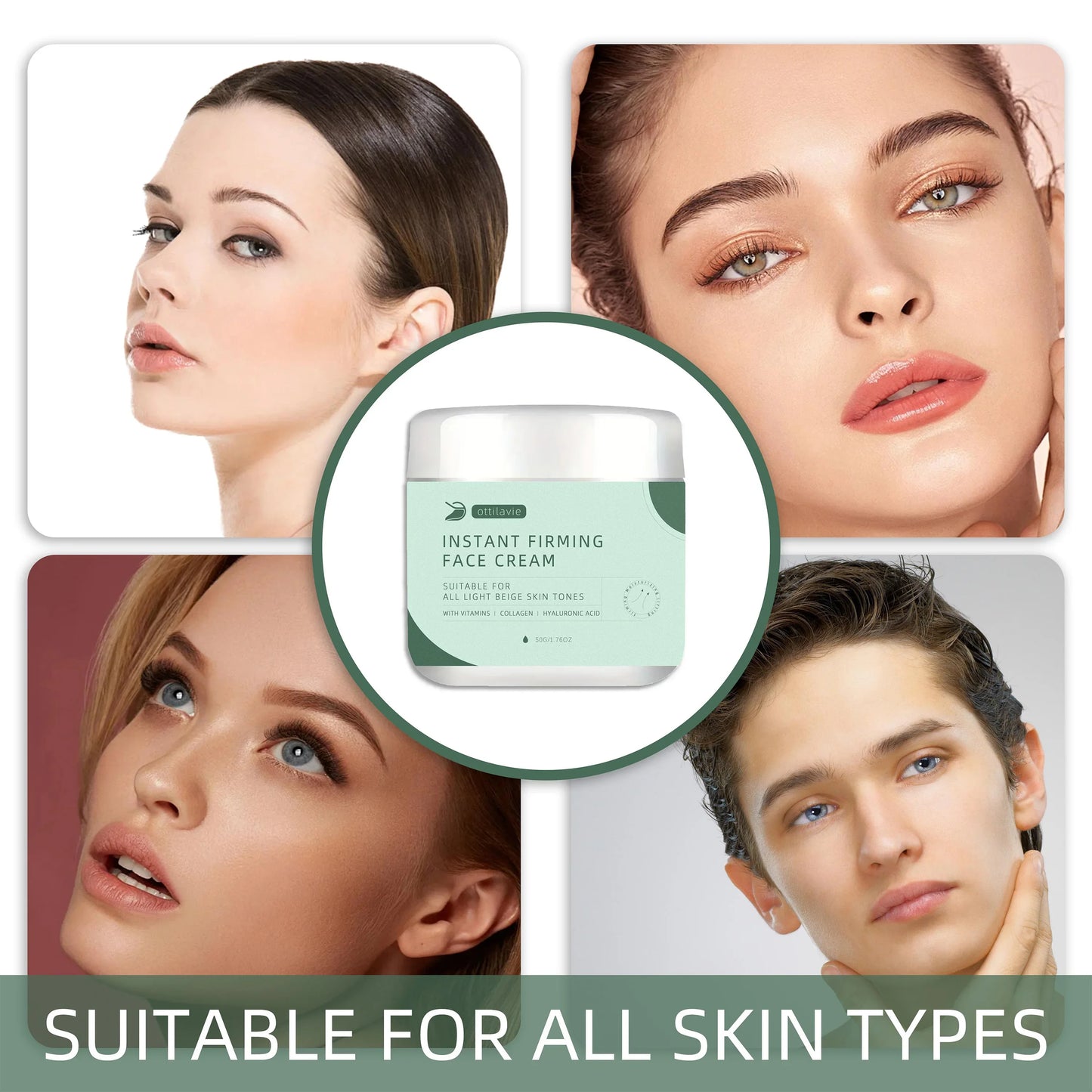 Ottilavie Instant Firming Face Cream – Hydrates & Tightens