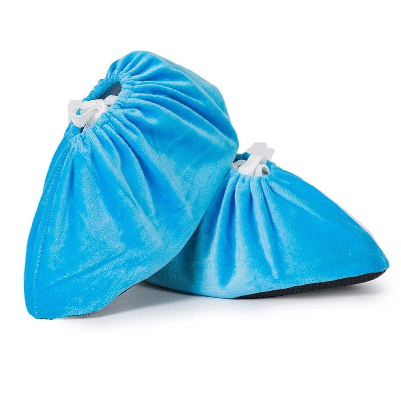 Kids Reusable Non-Slip Flannel Shoe Covers | Boys & Girls