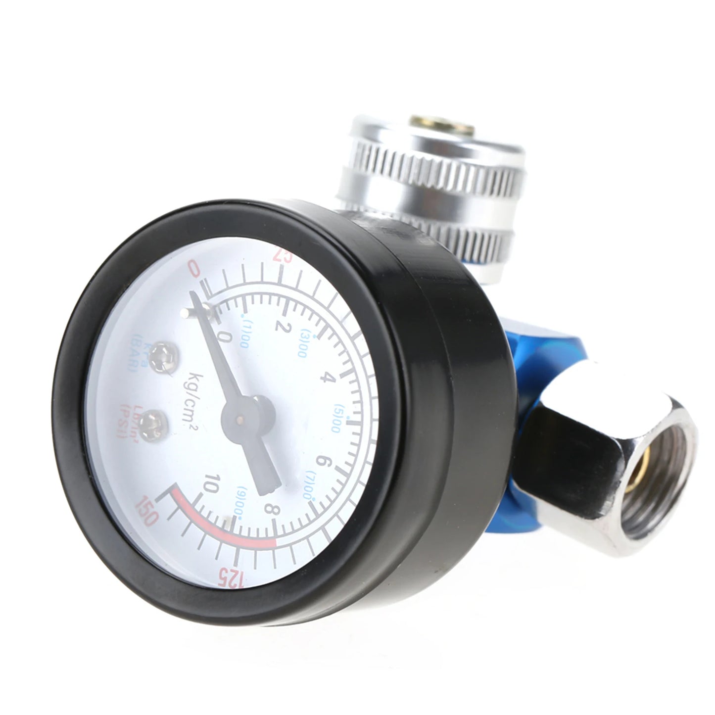 Spray Gun Air Regulator Spray Gun Accessory 1/4 Spray Paint Gun Air Pressure Regulator Pressure Gauge Pneumatic Tool Accessory Peaceful Pleasures Health and Wellness