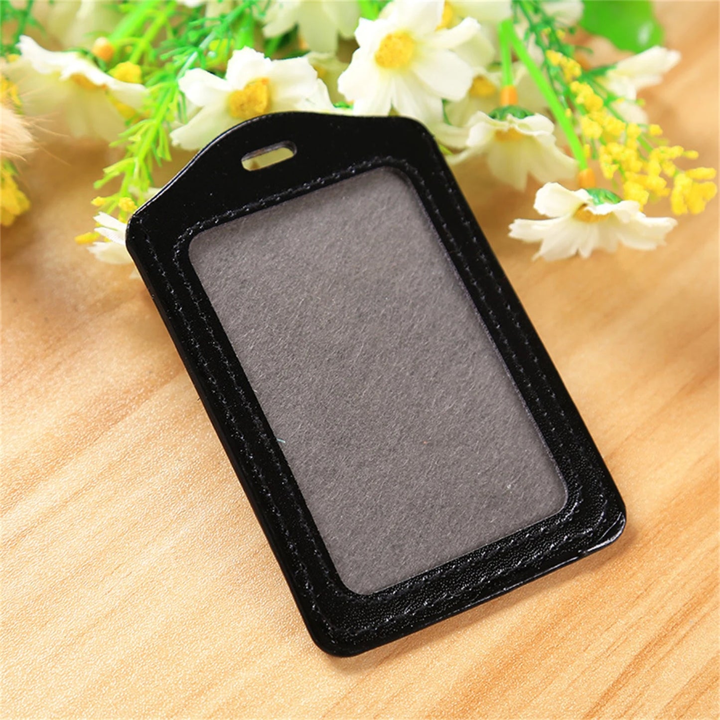 Business Card Protector Cover Waterproof and Wear-Resistant Card Case for Bus Pass Card Bank Credit Card Peaceful Pleasures Health and Wellness