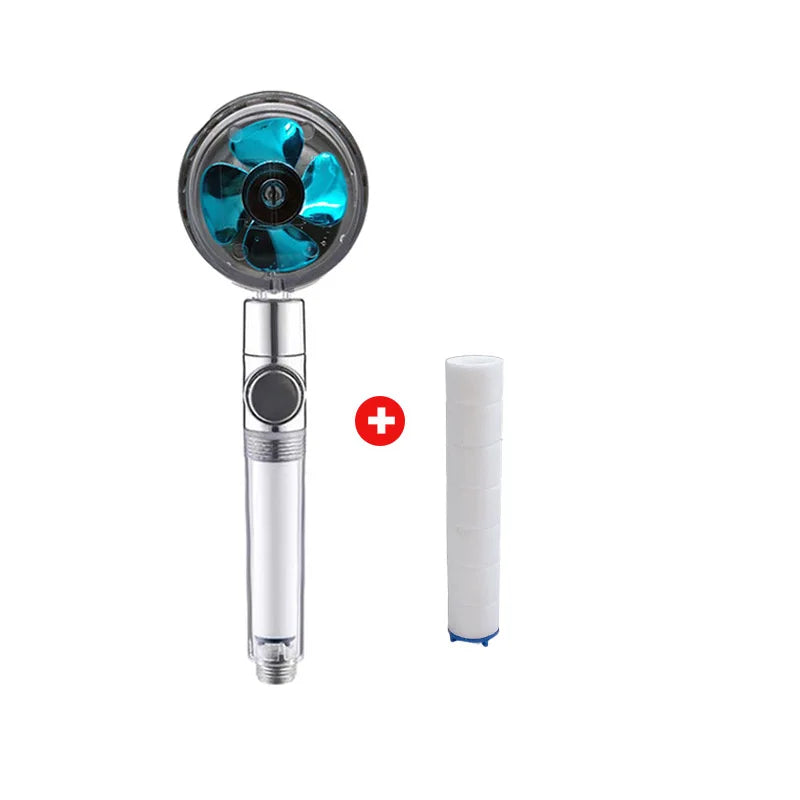 High-Pressure Handheld Showerhead | Filter & Water-Saving