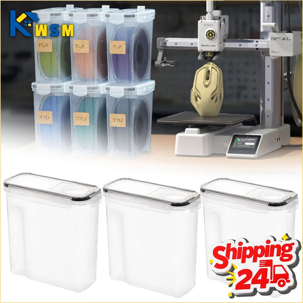 3D Printer Filament Dry Box | Sealed Dustproof Spool Storage