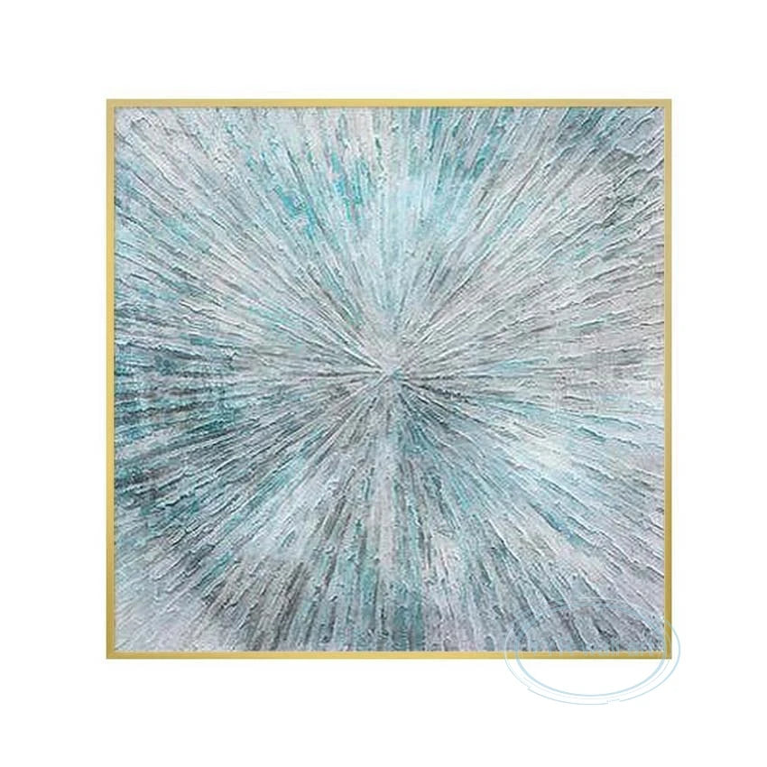 Abstract Wall Art Handmade Canvas Oil Painting Home Decoration Mural Modern Nordic Living Room Bedroom Porch Aesthetic Picture Peaceful Pleasures Health and Wellness no frame 80cmx80cm