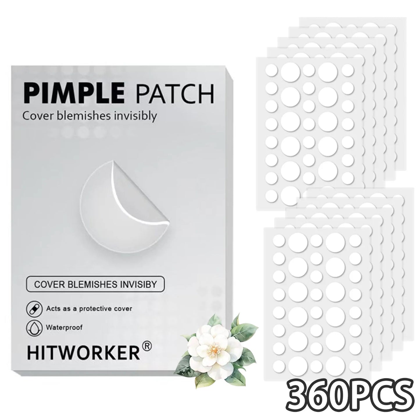 Hydrocolloid Acne Patches – Invisible & Waterproof | All Skin
