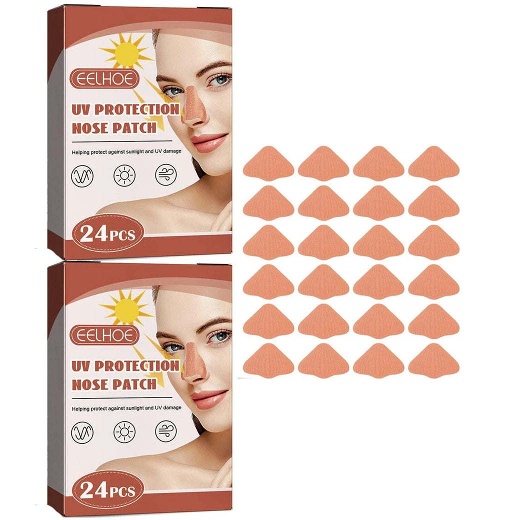 UV Nose Protection Patch – Cuttable Sun Guard Strips for Outdoor & Sports (24pcs) Peaceful Pleasures Health and Wellness pack of 2