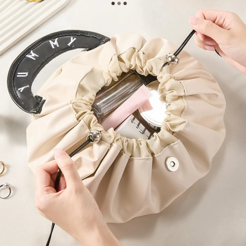 Large Waterproof Foldable Travel Makeup Bag | Cosmetic Organizer