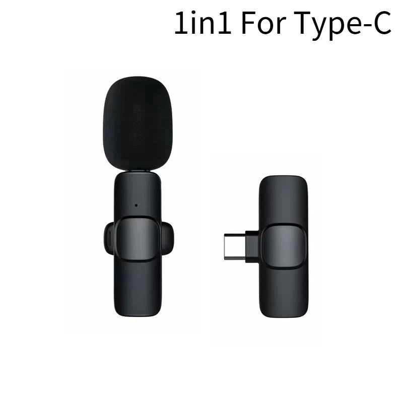 Wireless Lavalier Mic for Type-C Android – Vlogging & Live