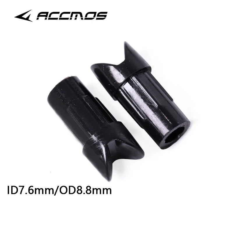 Crossbow Archery Half-moon Bolts Arrow Nocks Internal ID Carbon Shaft