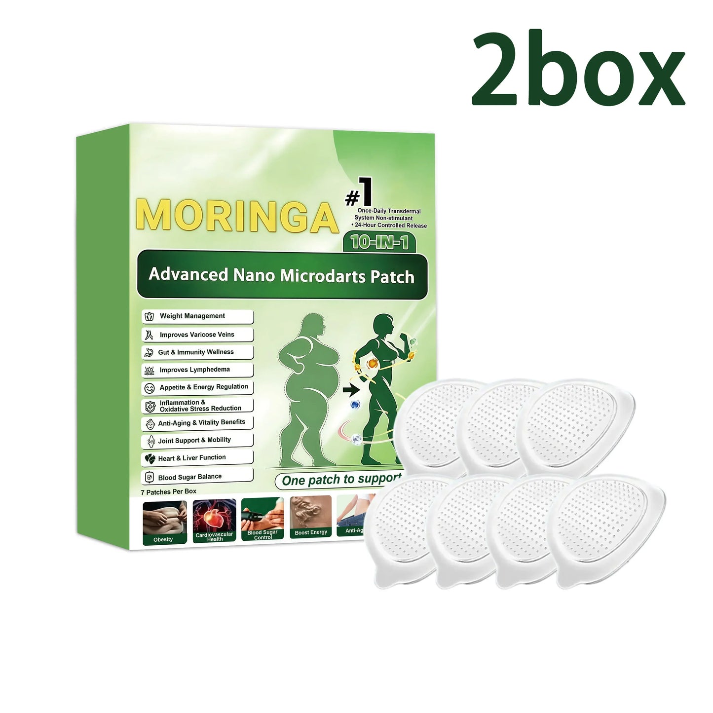 10-in-1 Moringa Microneedle Body Skin Care Patch