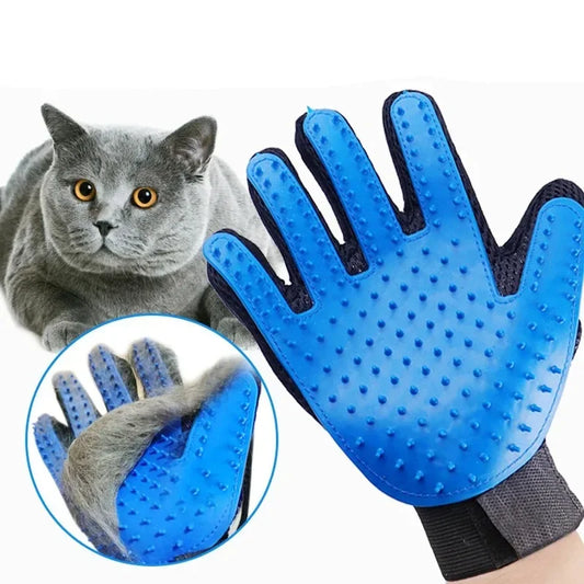 Pet Grooming Glove for Dogs & Cats – Deshedding Massage Comb Pet Grooming Glove Peaceful Pleasures Health and Wellness