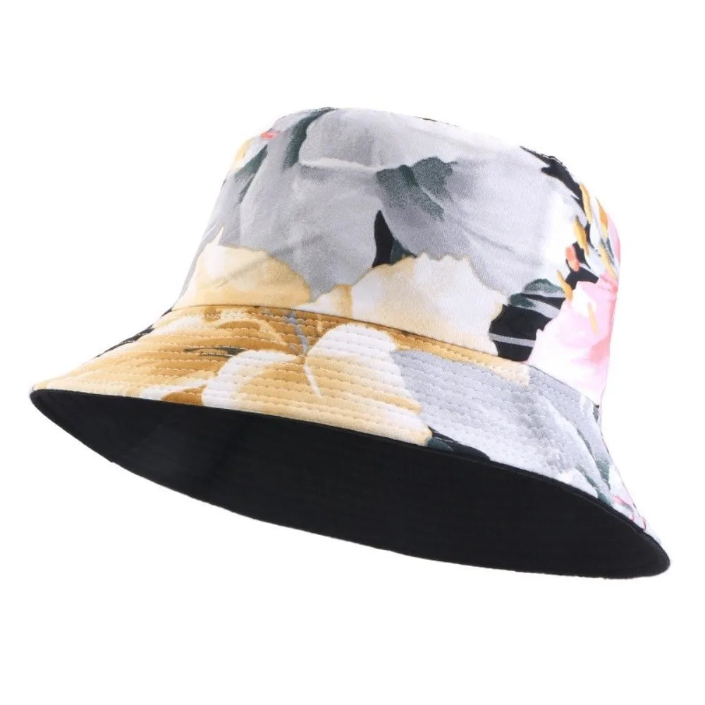 Reversible Printed Bucket Hat – Unisex Beach Sun Hat