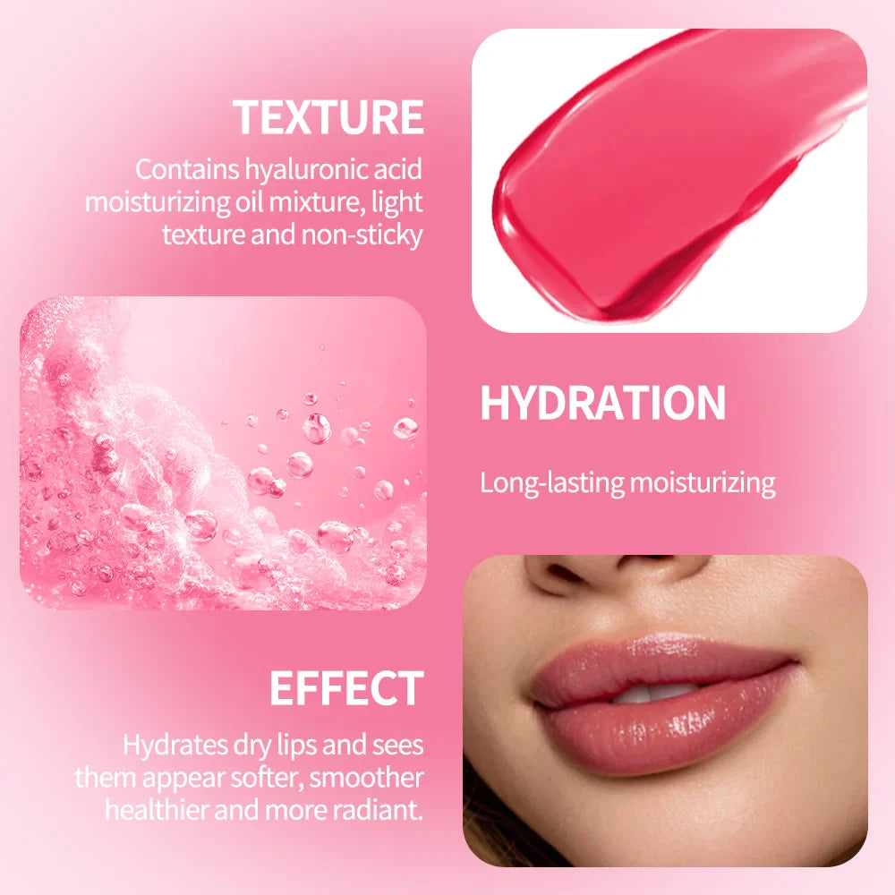 Glossy Lip Balm 24HR Hydration & Plumping | 10 Colors
