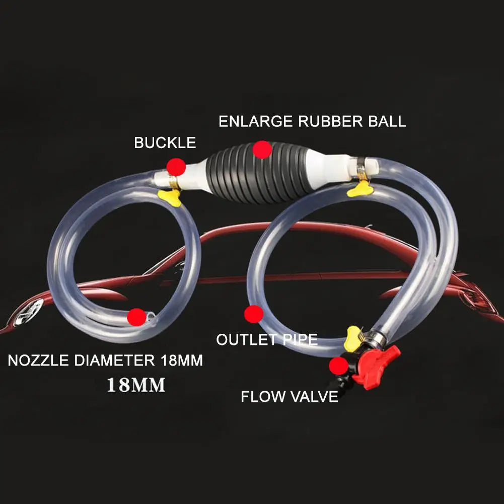 Handy Manual Gas Oil Pump for Fuel Transfer Peaceful Pleasures Health and Wellness