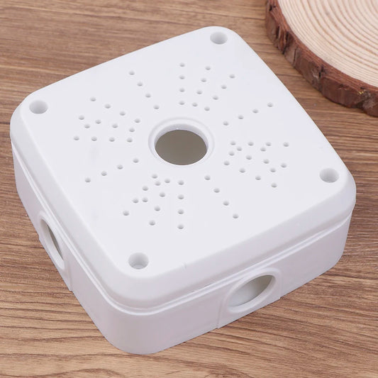 13*13*5cm Security Camera Base Junction Box CCTV Surveillance Camera Universal Electrical Box Plastic Waterproof Junction Box Peaceful Pleasures Health and Wellness