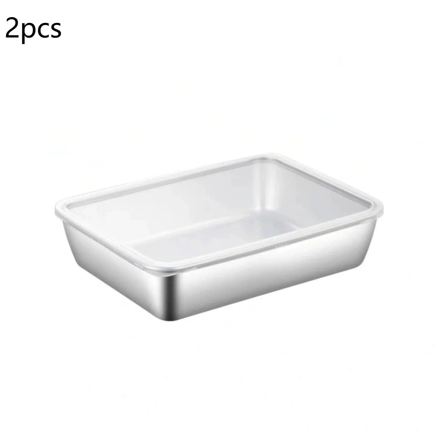 Stainless Steel Leak-Proof Bento Lunch Box with Lid | 3 Sizes