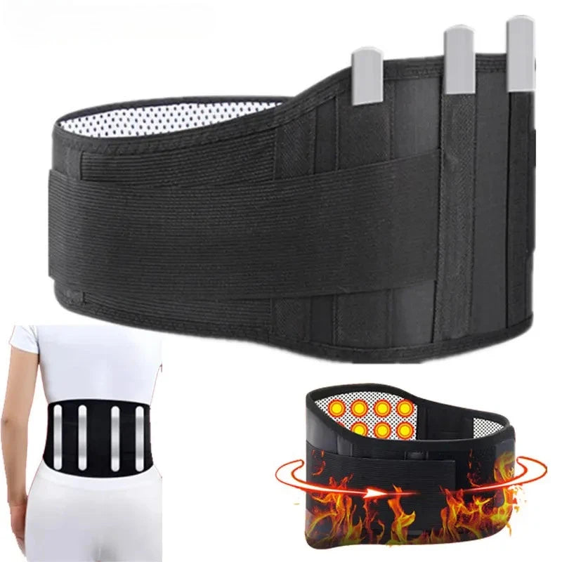 Tourmaline Waist Brace Support Belt Band Self Heating Lower Back Supports Magnetic Therapy Lumbar Waist Bandage Back Waist Belt Peaceful Pleasures Health and Wellness
