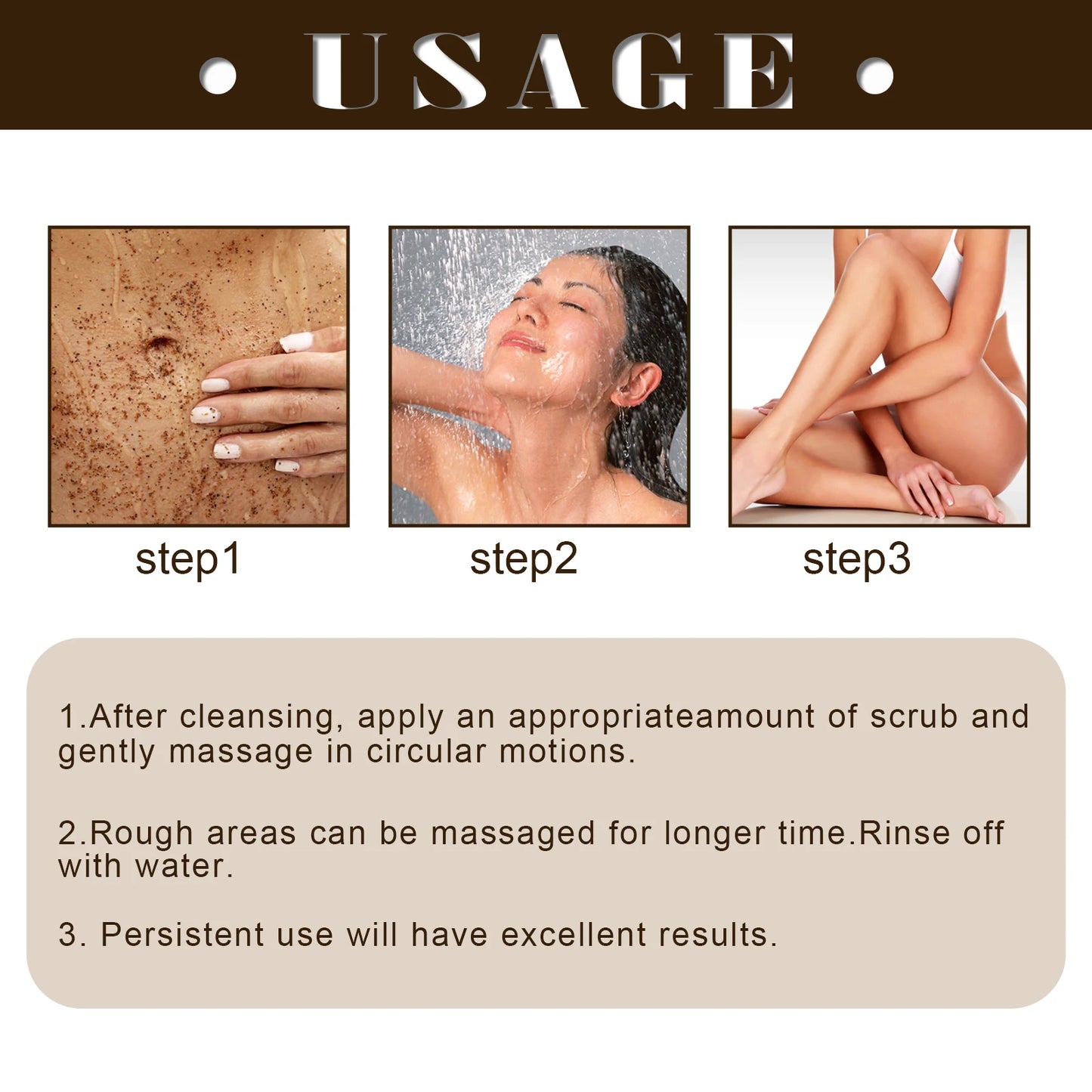 Coffee Body Scrub – Exfoliating Brightening Cleansing Cream