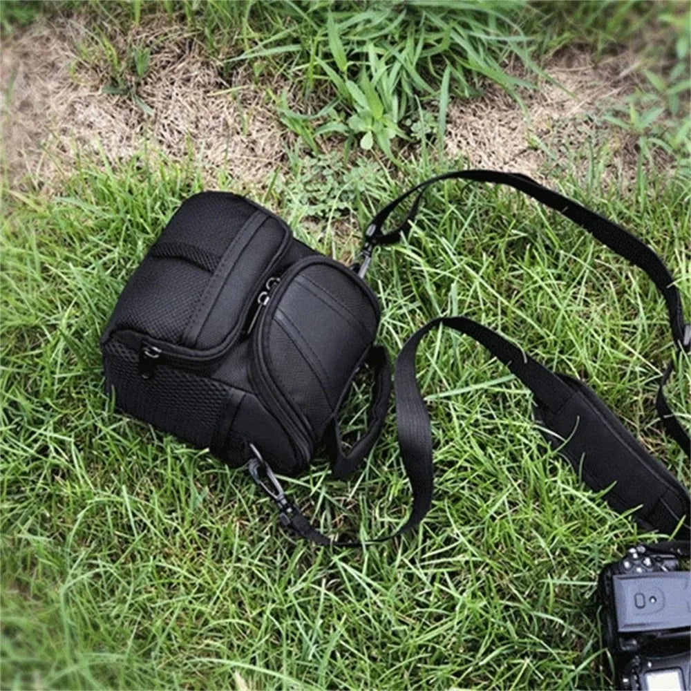 Single Shoulder SLR Camera Bag – Scratch-Proof Nylon Handbag