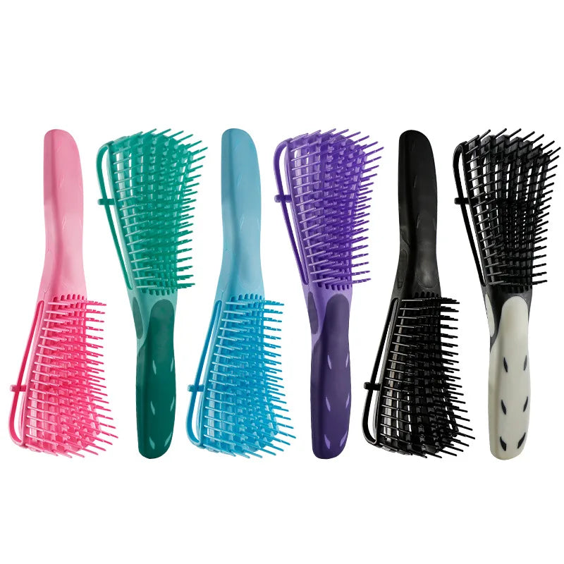 1Pcs Scalp Massage Detangling Brush Anti-Static Smooth Removes Hair Knots Comb For Salon Hairdressing Tools Peaceful Pleasures Health and Wellness