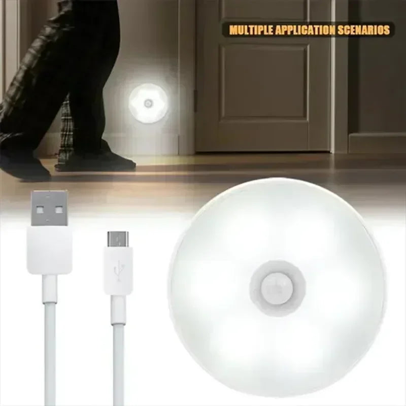 Rechargeable LED Motion Sensor Night Light | Wireless Cabinet Lamp