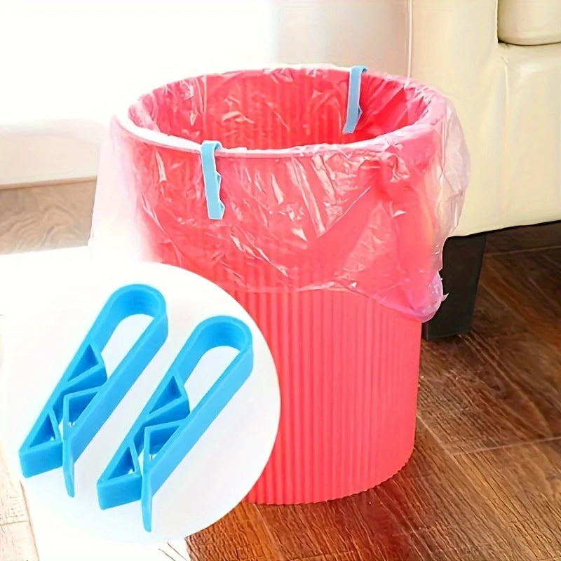 4 Garbage Bin Clamp Safe Anti Slip Bag Holder Stylish Partition Side