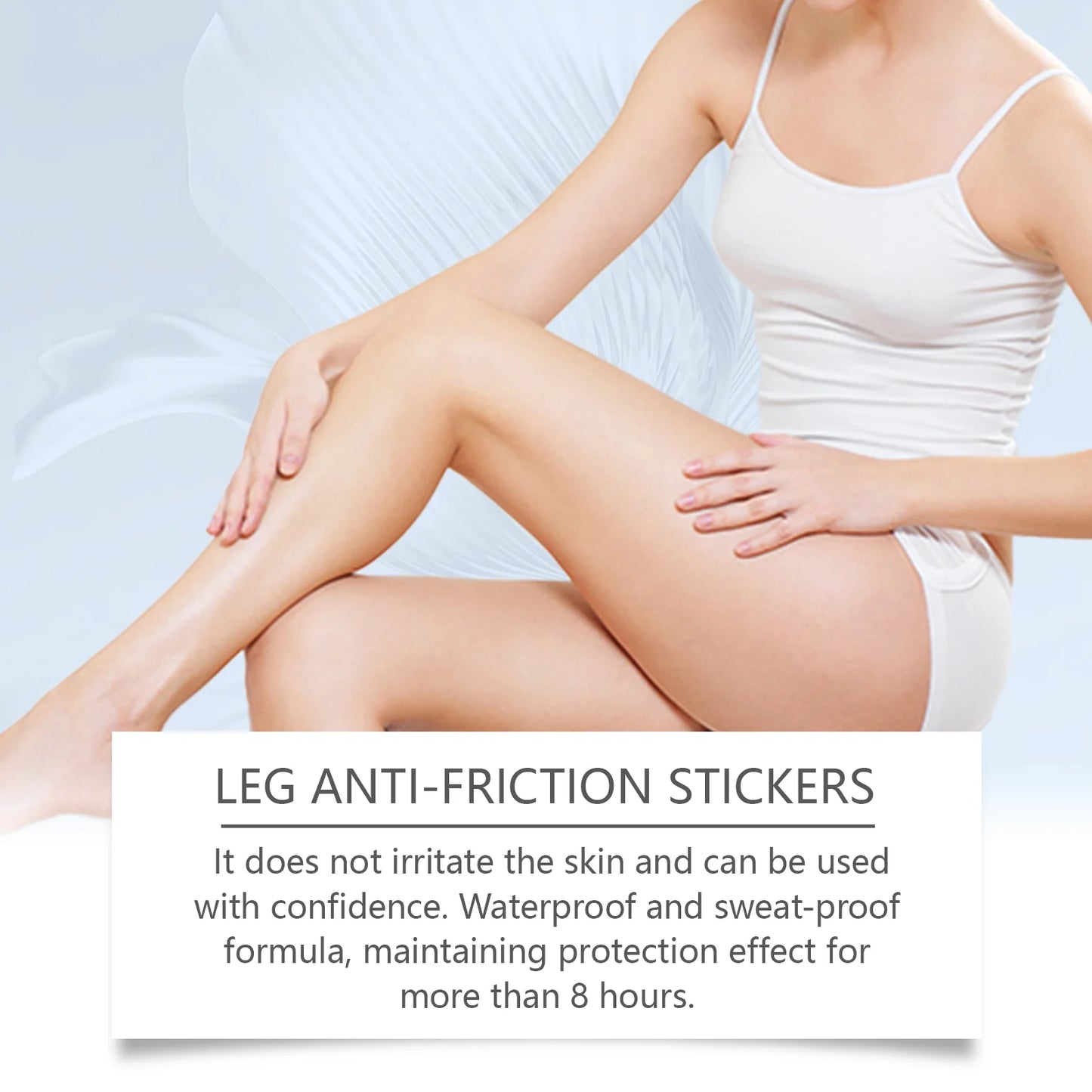 Invisible Anti-Chafing Thigh Patches – 10 Pack Waterproof