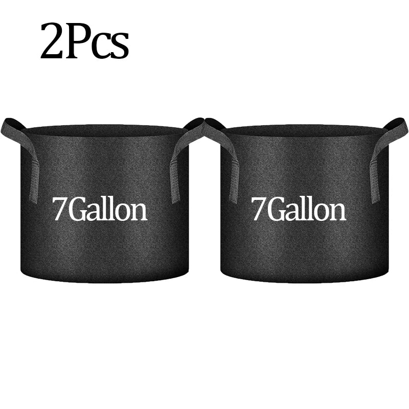 2-Pack Box-Style Tomato Planting Bags | Non-Woven Fabric Fabric Grow Bags Peaceful Pleasures Health and Wellness 2Pcs 7Gallon