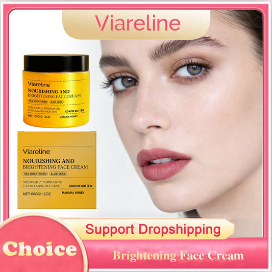 Brightening Face Cream Nourishing Lighten Melanin Even Skin Tone Tightening Glowing Stabilizing Softening Repairing Moisturizer Peaceful Pleasures Health and Wellness